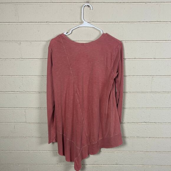 Free People Pink Long Sleeve Top size S - Picture 2 of 8